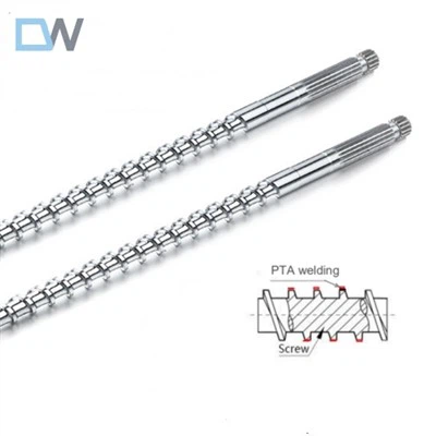 30% से कम प्रबलित योजक के साथ प्लास्टिक के लिए द्विधात्विक पेंच DW-S1